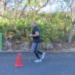 Participant running