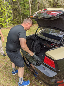 Reach into trunk test